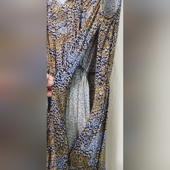 Boden Elegant Sleeveless Multicolor Patterned Dress With Zipper On Side  Size 10 - Picture 4 of 11